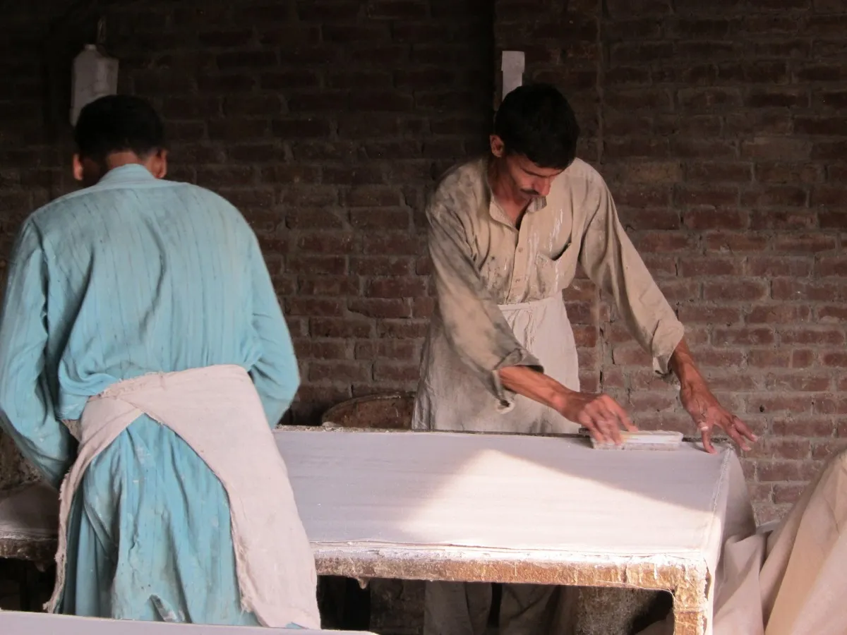 The rexine lamination process